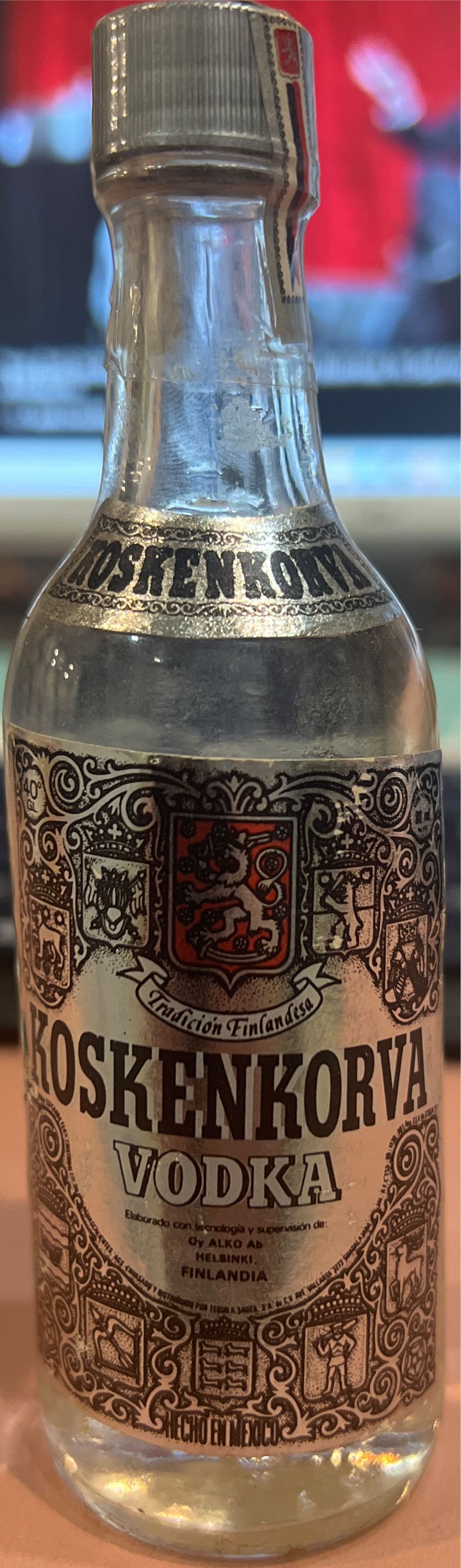 Koskenkorva 013 - Finnish Barley (40 mL) alcohol collectible - Main Image 2