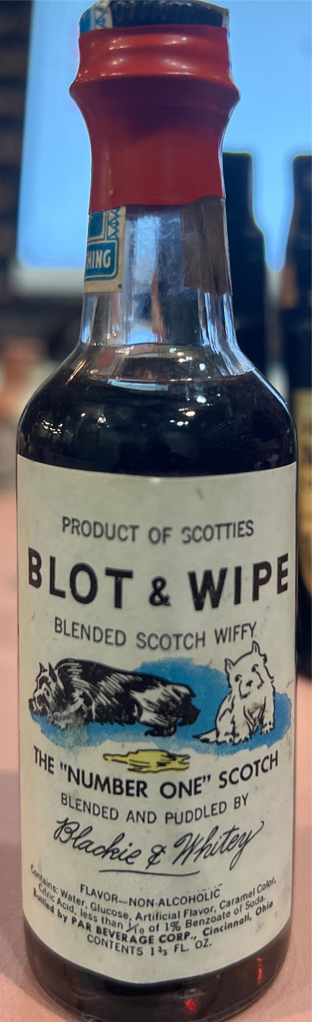 Blot & Wipe - Par Beverage (50 mL) alcohol collectible - Main Image 2