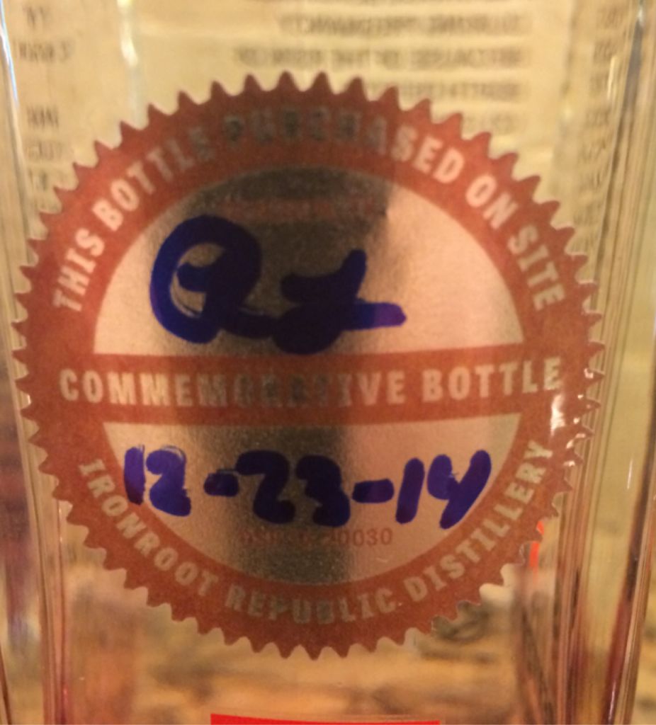 Carpenter’s Bluff Moonshine - Ironroot Republic (750 mL) alcohol collectible - Main Image 2