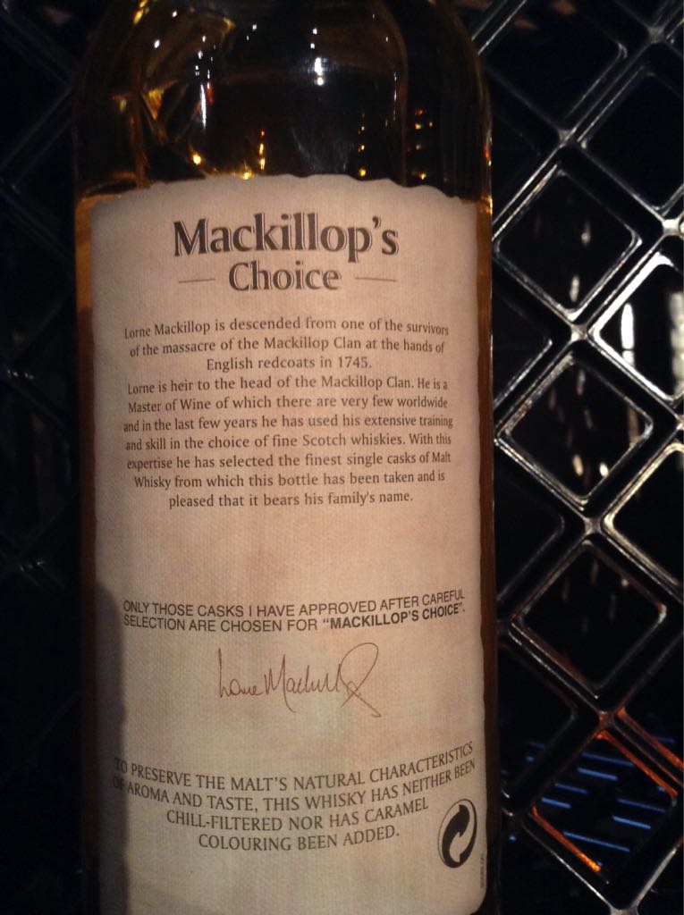 Mackillop’s Choice Single Cask Bladnoch 21 Of 102 - Bladnoch (700 mL) alcohol collectible - Main Image 2