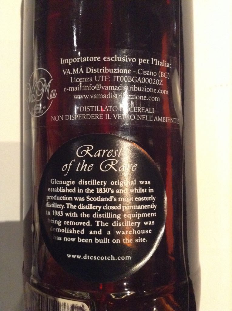 Duncan Taylor Rarest Of The Rare Glenugie 23 - Glenugie (700 mL) alcohol collectible - Main Image 2