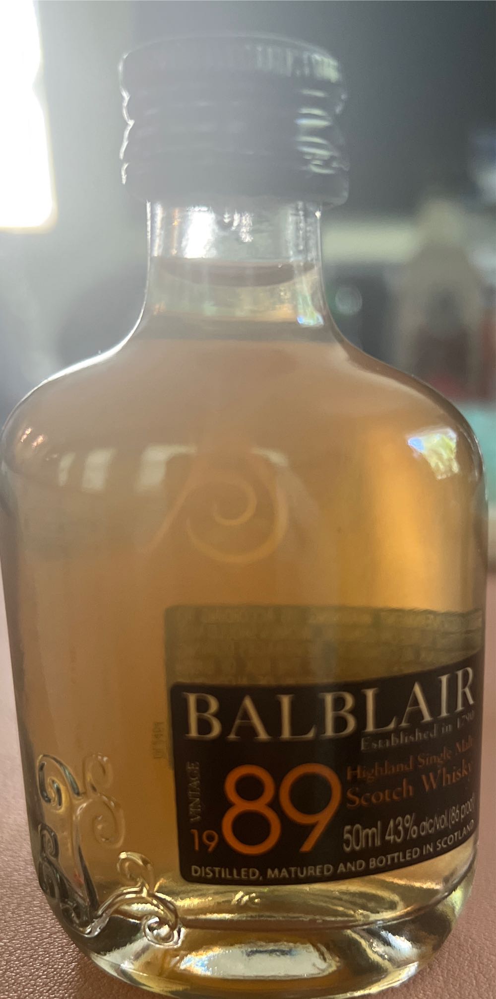Balblair 1989 - The Balblair Distillery alcohol collectible - Main Image 3