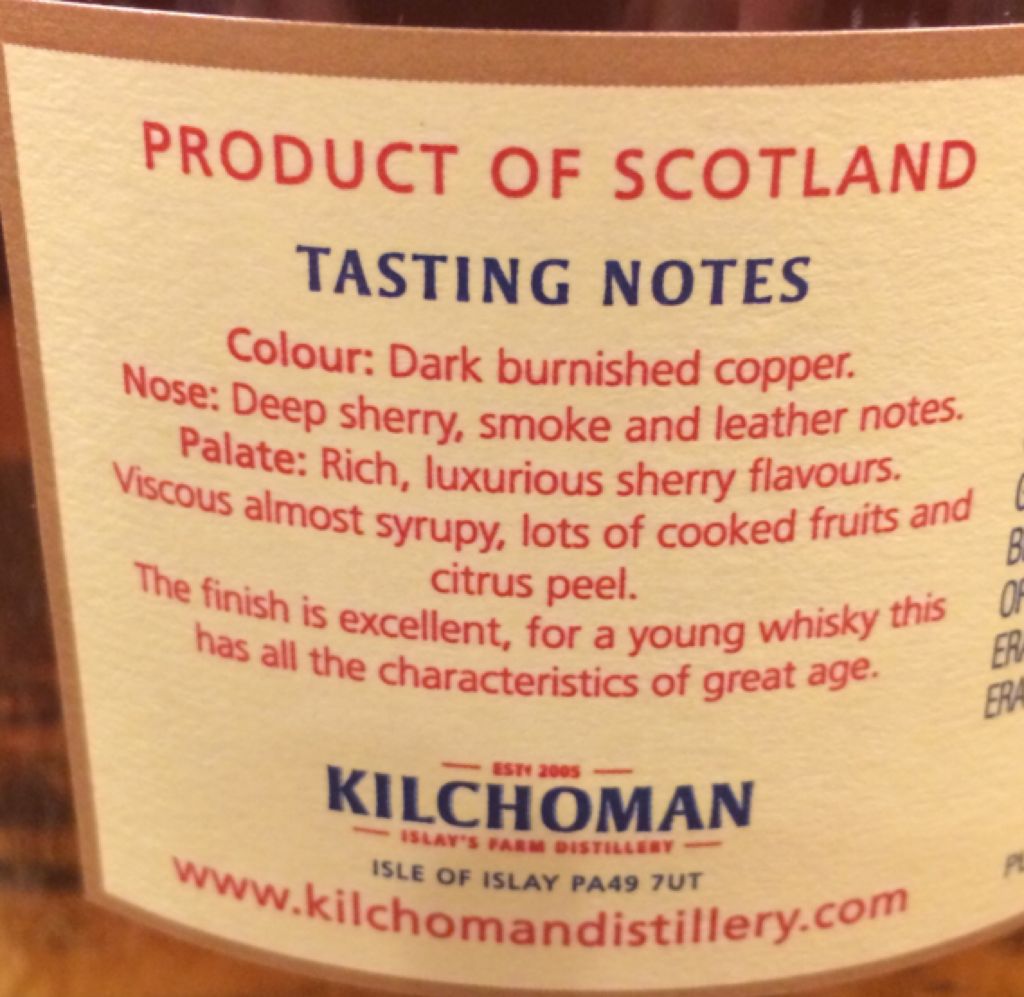 Kilchoman 9 Single Cask 2018 - Islay (700 mL) alcohol collectible - Main Image 2