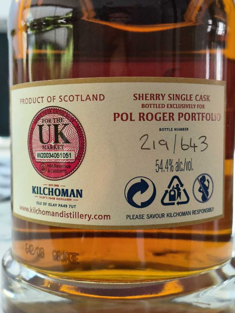 Kilchoman 9 Single Cask 2018 - Islay (700 mL) alcohol collectible - Main Image 3