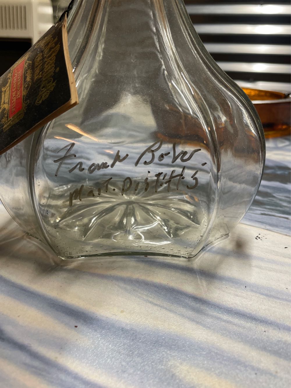 Jack Daniels Riverboat Captain’s Decanter 1.75L Empty - Jack Daniels (1.75L) alcohol collectible - Main Image 3