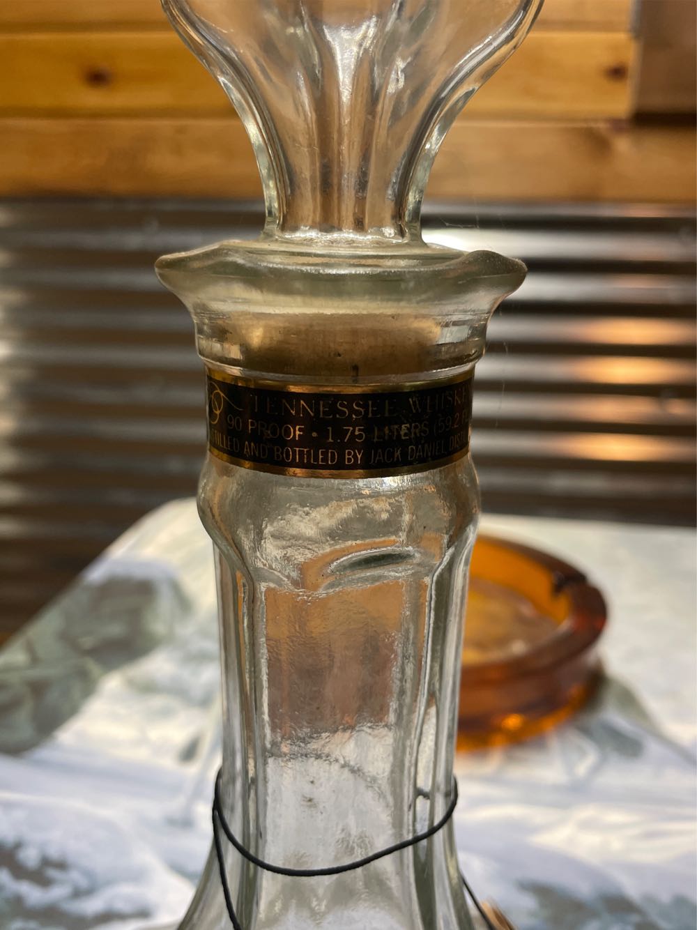 Jack Daniels Riverboat Captain’s Decanter 1.75L Empty - Jack Daniels (1.75L) alcohol collectible - Main Image 4