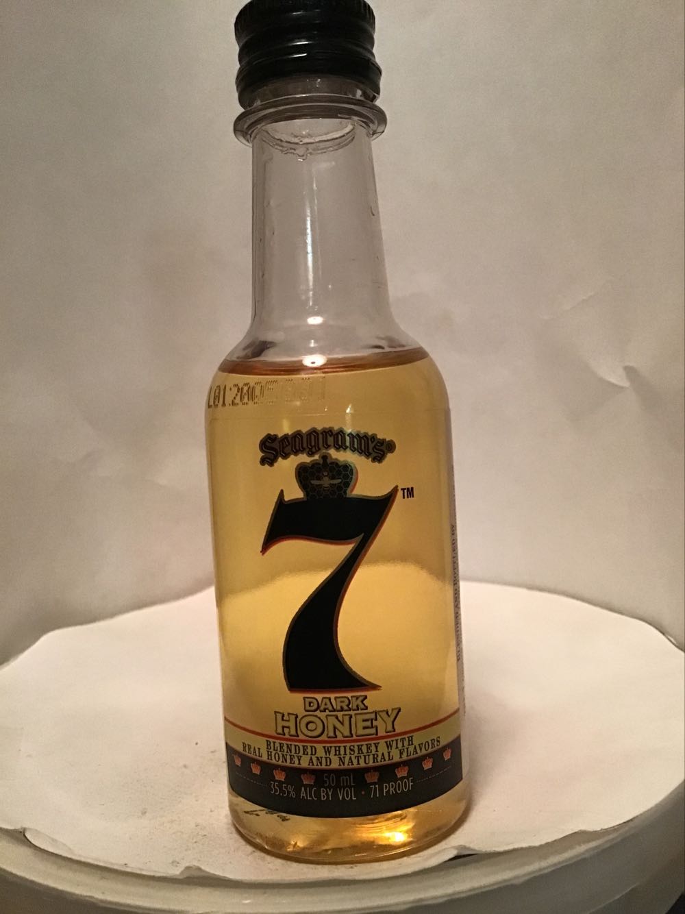 Seagram’s Crown 7 & Dark Honey - Seven Crown Distilling Co. (50 mL) alcohol collectible - Main Image 4