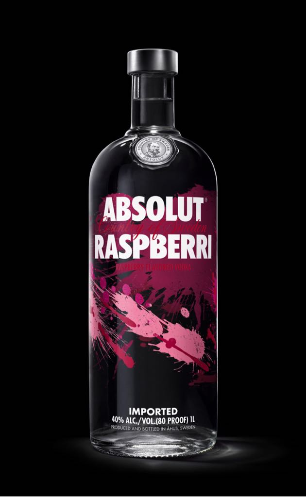 Absolute Raspberry - Absolute Vodka (1L) alcohol collectible - Main Image 2