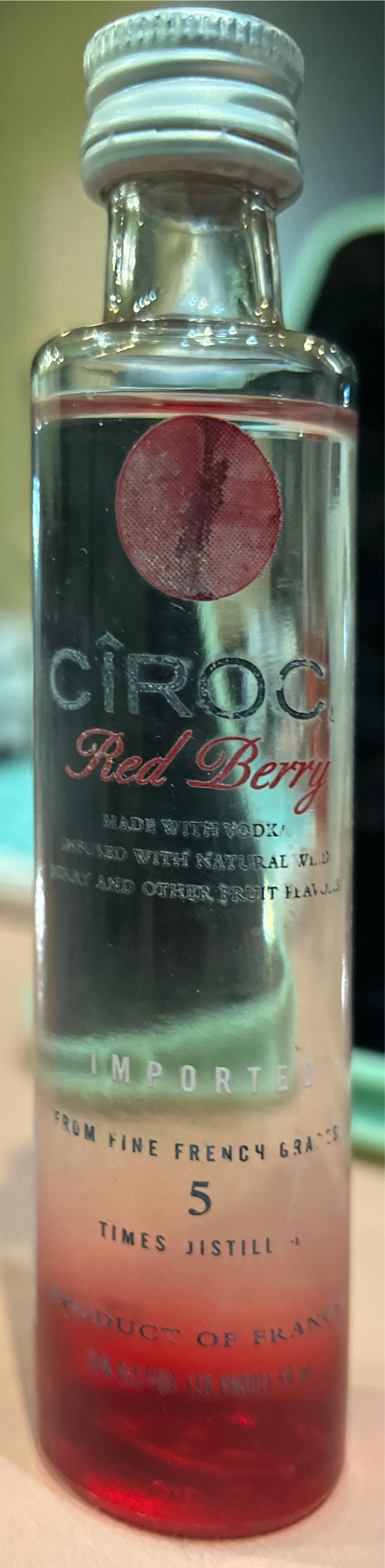 Ciroc Red Berry - Ciroc Distilling Company (1 L) alcohol collectible - Main Image 2