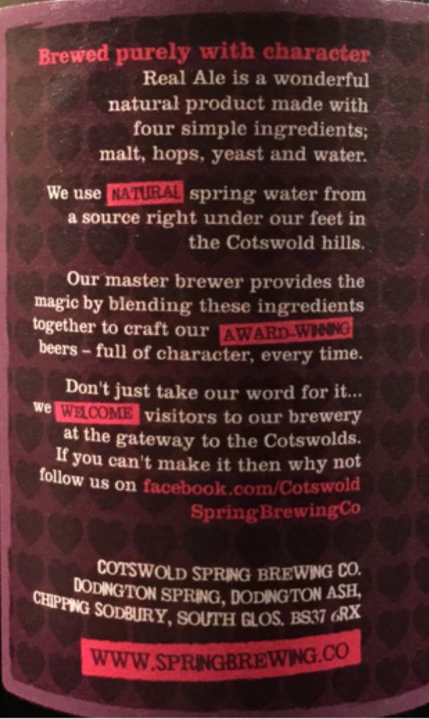 Vixen - Cotswold Spring (500 mL) alcohol collectible - Main Image 2