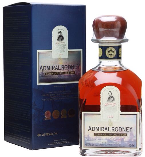 Admiral Rodney Extra Old St. Lucia Rum ⭐️⭐️⭐️⭐️ - St. Lucia Distillers (750 mL) alcohol collectible - Main Image 2