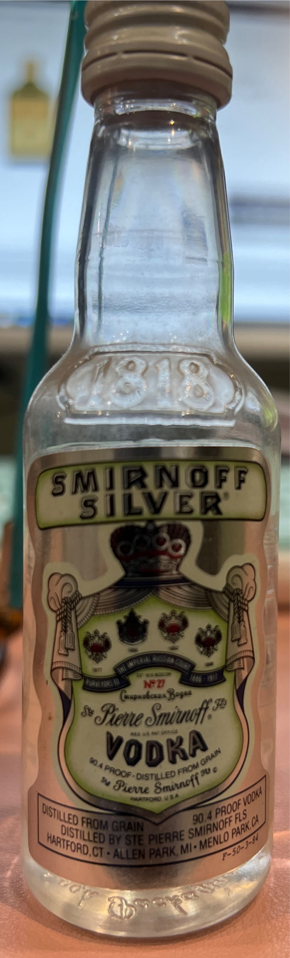 Smirnoff Silver - Ste Pierre Smirnoff FLS alcohol collectible - Main Image 2