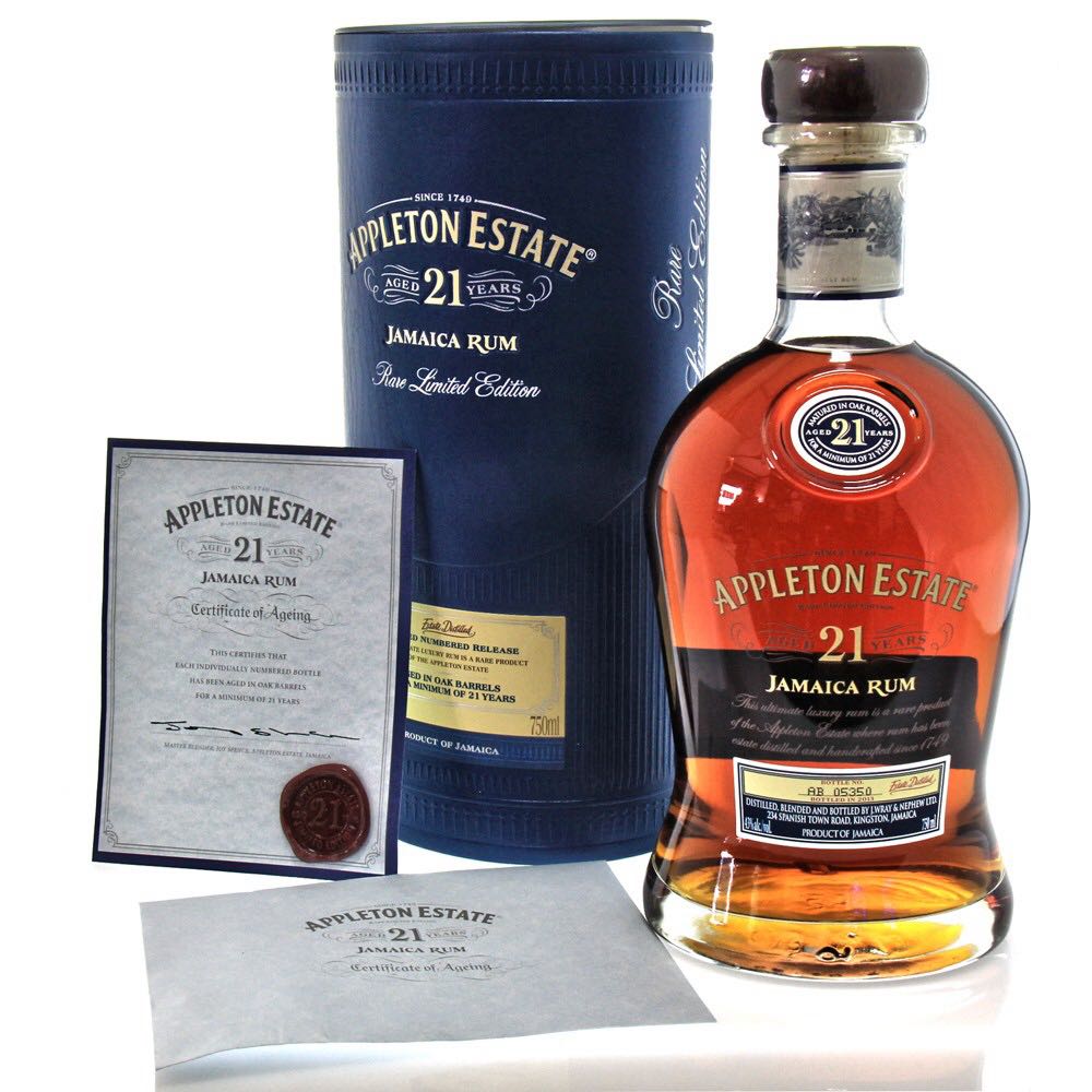 Appleton Estate 21 Years - 2012 - J. Wray & Nephew LTD (750 mL) alcohol collectible - Main Image 2