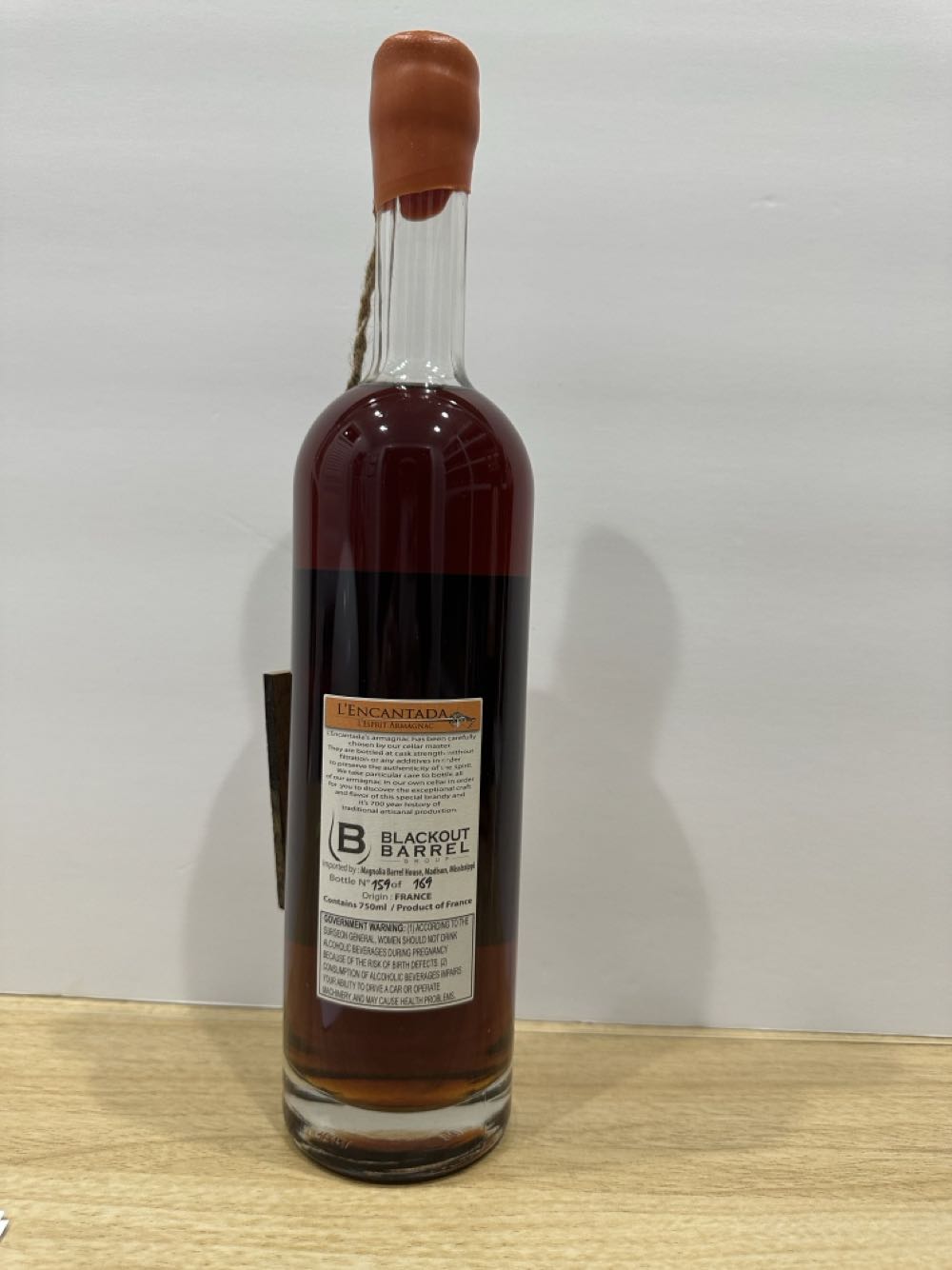 L’encantada L’esprit Armagnac - Bas Armagnac (750 mL) alcohol collectible - Main Image 2