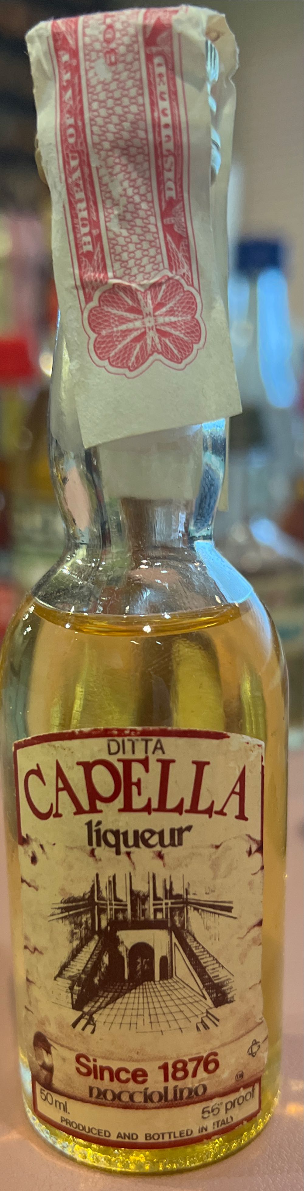 Ditta Capella Liqueur - Italy (50 mL) alcohol collectible - Main Image 3