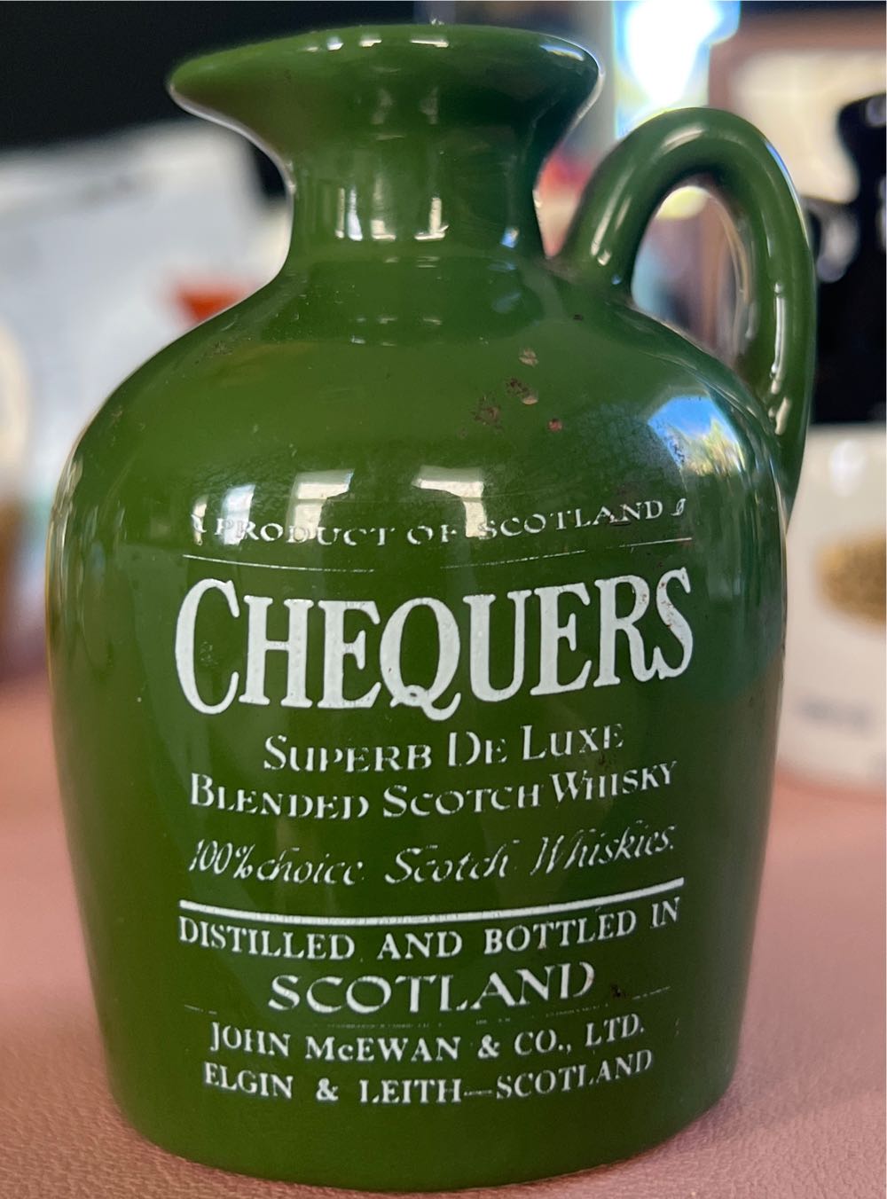 Chequers 12yo Imp DARF - John McEwan & Co (750 mL) alcohol collectible - Main Image 3