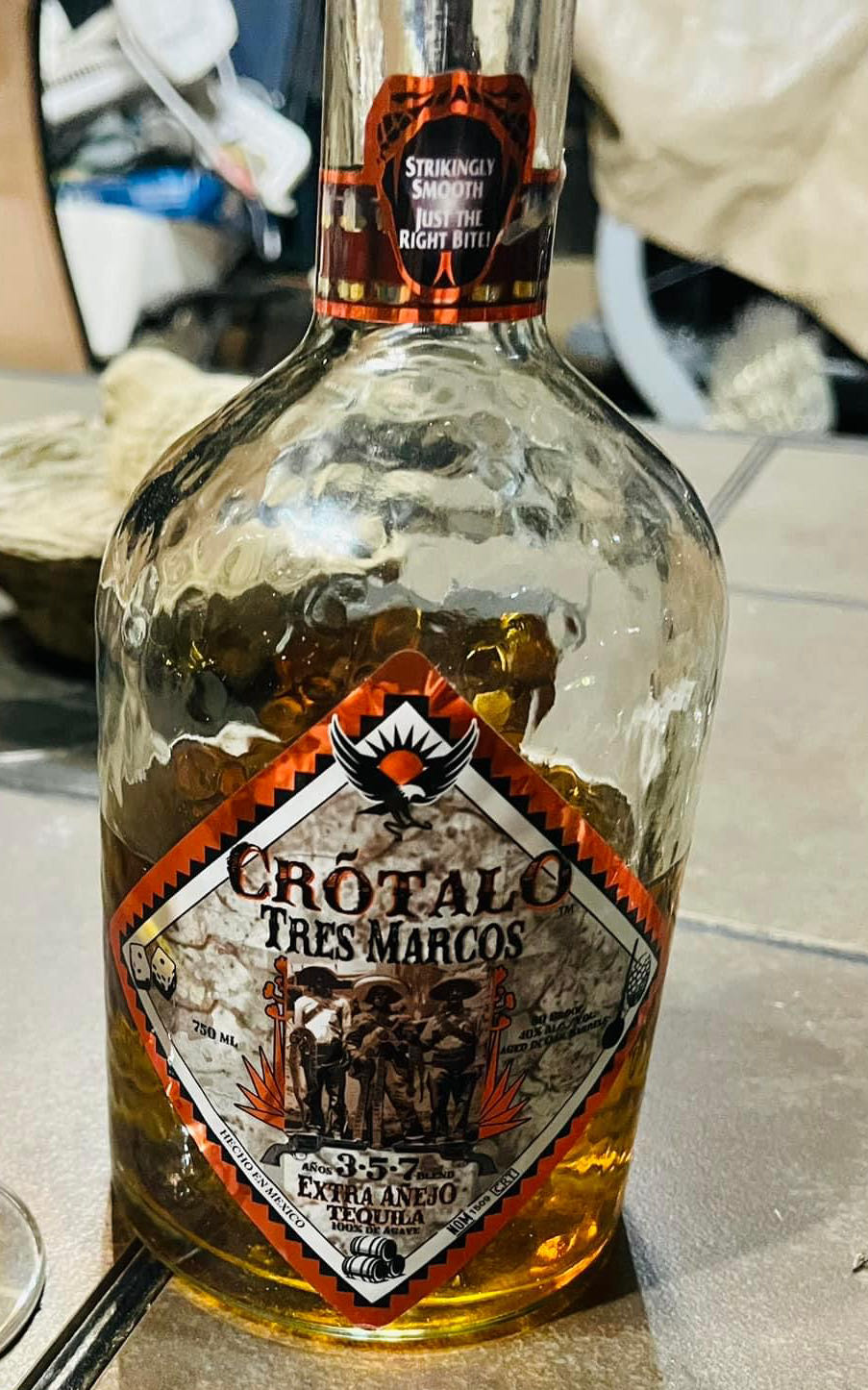 Crotalo Anejo - Distillery Tequila Embajador, S.A. de C.V. (750) alcohol collectible - Main Image 2