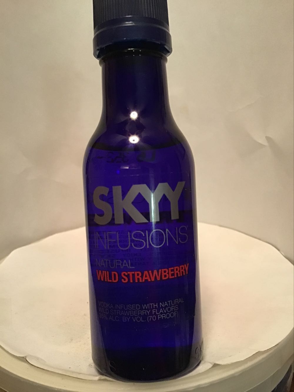 Skyy Infusions Georgia Peach  & Wild Strawberry - Skyy Spirits, LLC (50 mL) alcohol collectible - Main Image 2