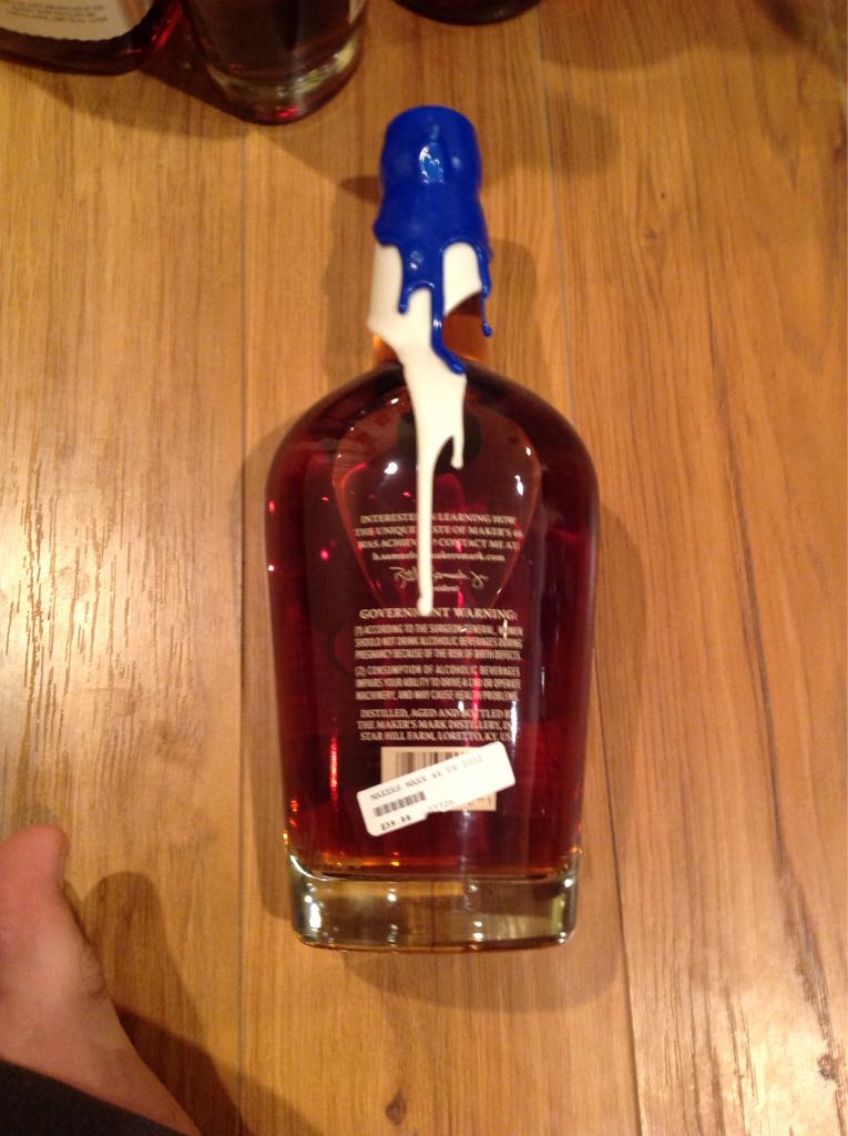 Maker’s Mark 46 National Championship UK Bottle - Makers Mark Distillery, Inc. alcohol collectible - Main Image 2
