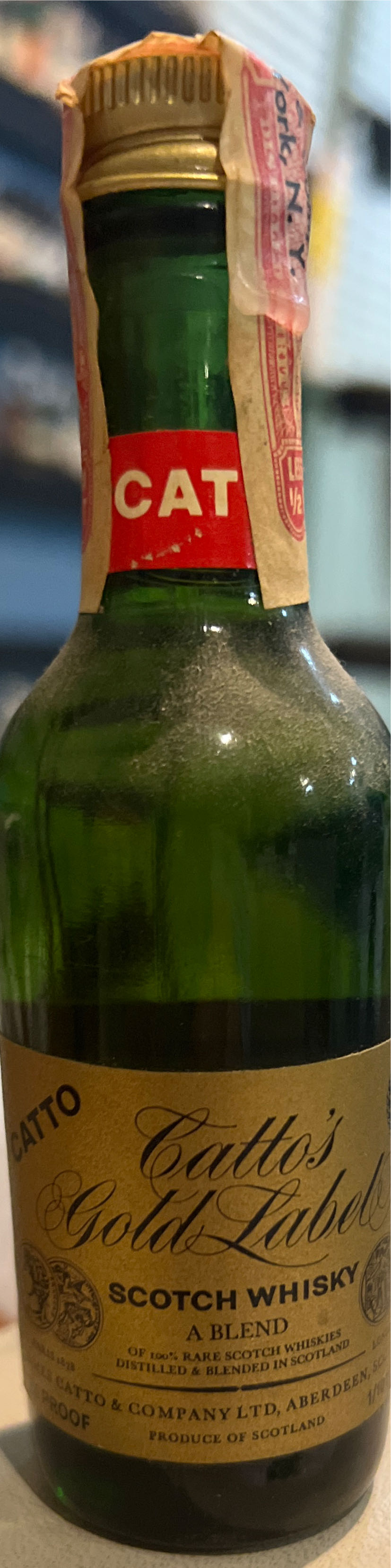 Catto’s - James Catto & Co. Ltd, Scotland (50 mL) alcohol collectible - Main Image 4