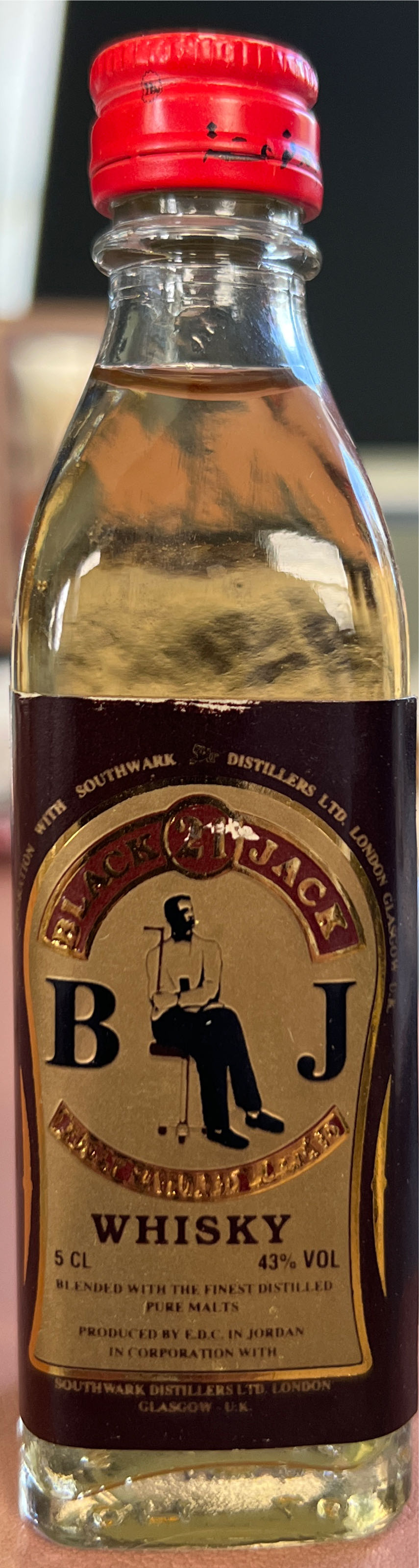 Black Jack - Old Generation (50 mL) alcohol collectible - Main Image 2