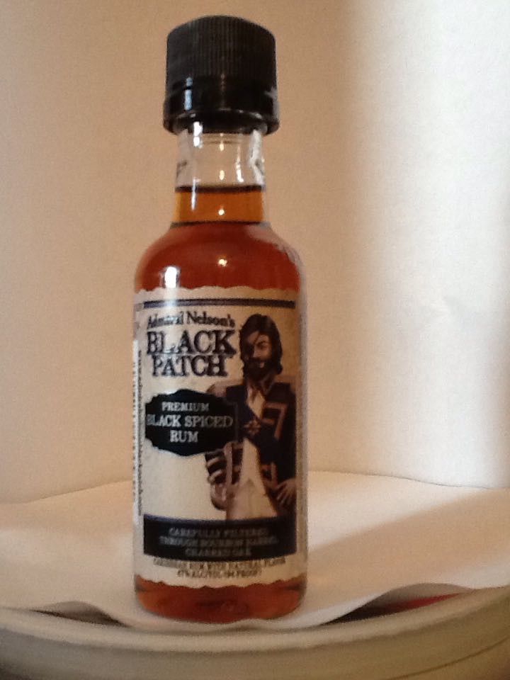 Admiral Nelson’s Black Patch Spiced - Admiral Nelson Rum Co. (50 mL) alcohol collectible - Main Image 1