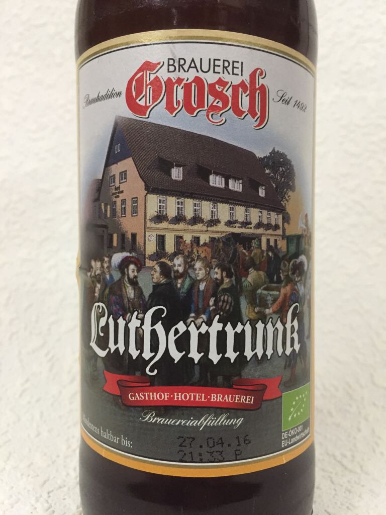 Grosch - Luthertrunk - Privatbrauerei Grosch, Rödental (500 mL) alcohol collectible - Main Image 2