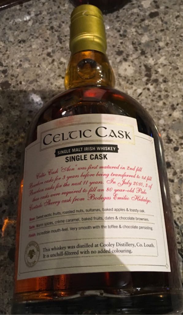 Celtic Cask Se 1991 - Celtic Cask (750 mL) alcohol collectible - Main Image 2