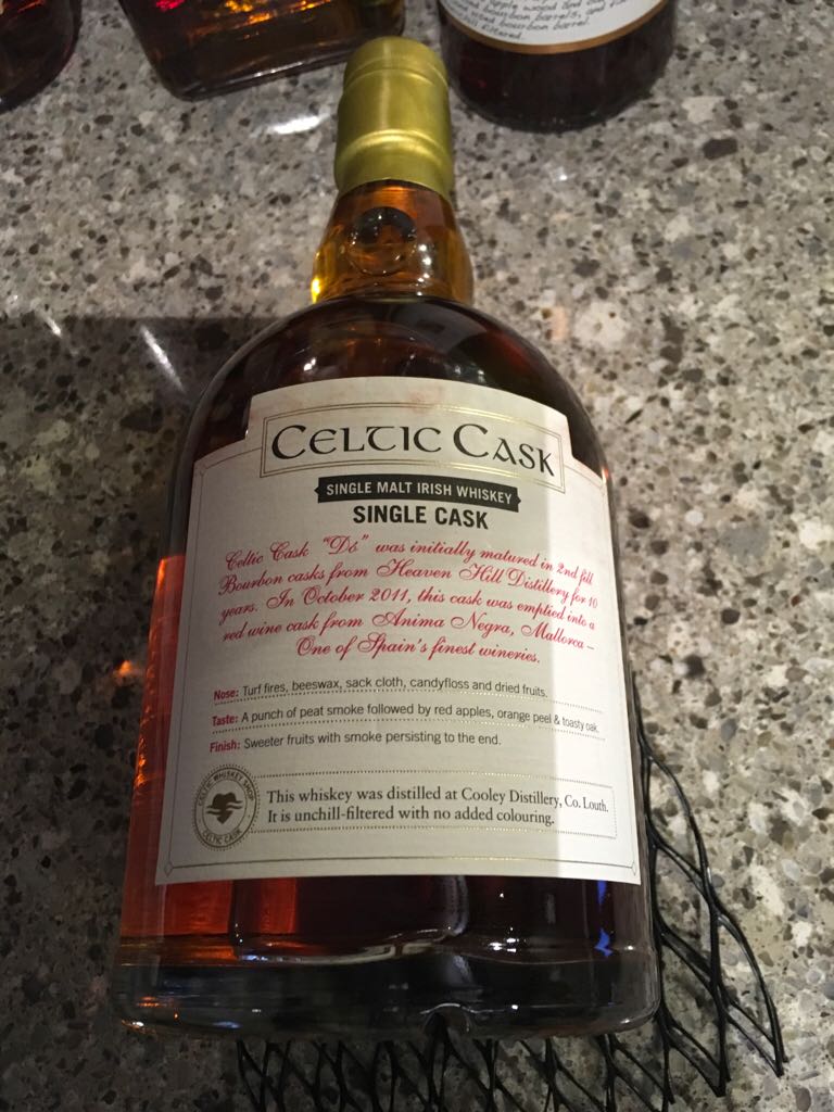 Celtic Cask Seacht 7 - Celtic Cask (750 mL) alcohol collectible - Main Image 2