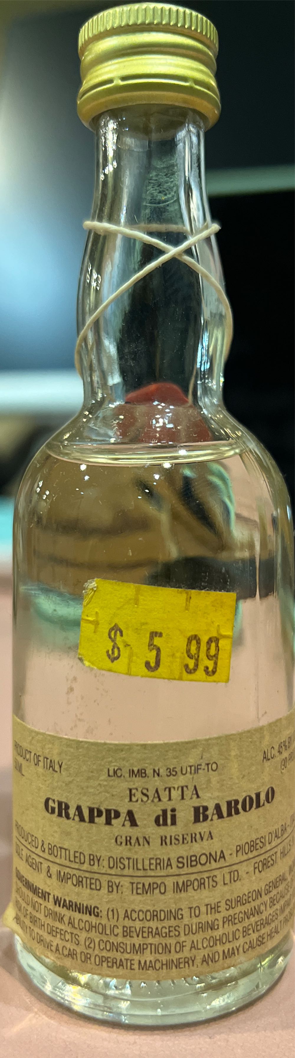 Grappa di Barolo - Distilleria Familli Marolo (750 mL) alcohol collectible - Main Image 3