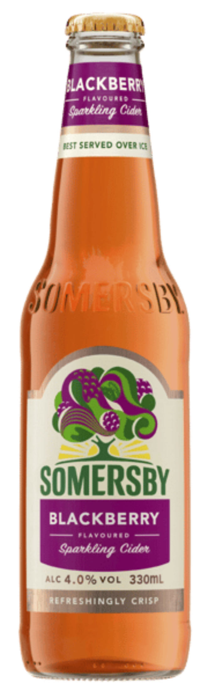 Somersby Blackberry Cider 330ml 4pk - Somersby (330 mL) alcohol collectible - Main Image 2