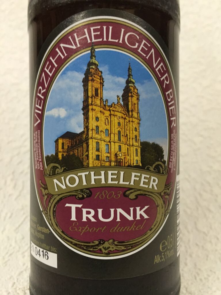 Nothelfer Trunk - Brauerei Trunk, Vierzehnheiligen (500 mL) alcohol collectible - Main Image 2