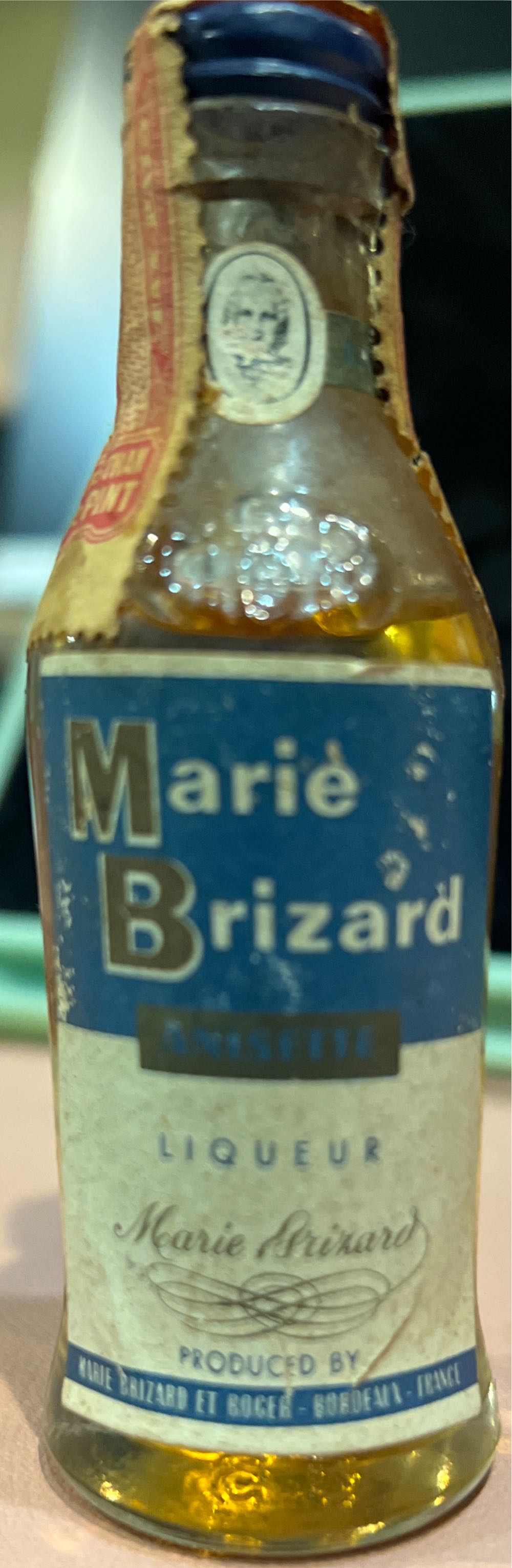 Marie Brizard Anisette - marie brizard (50mL) alcohol collectible - Main Image 2