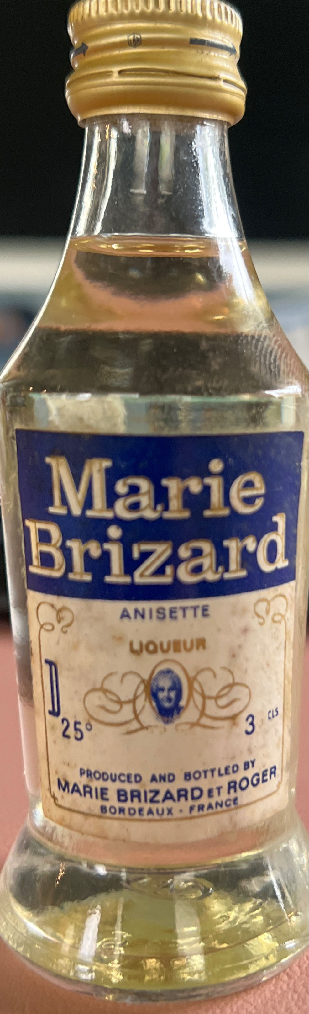 Marie Brizard Anisette - marie brizard (50mL) alcohol collectible - Main Image 3
