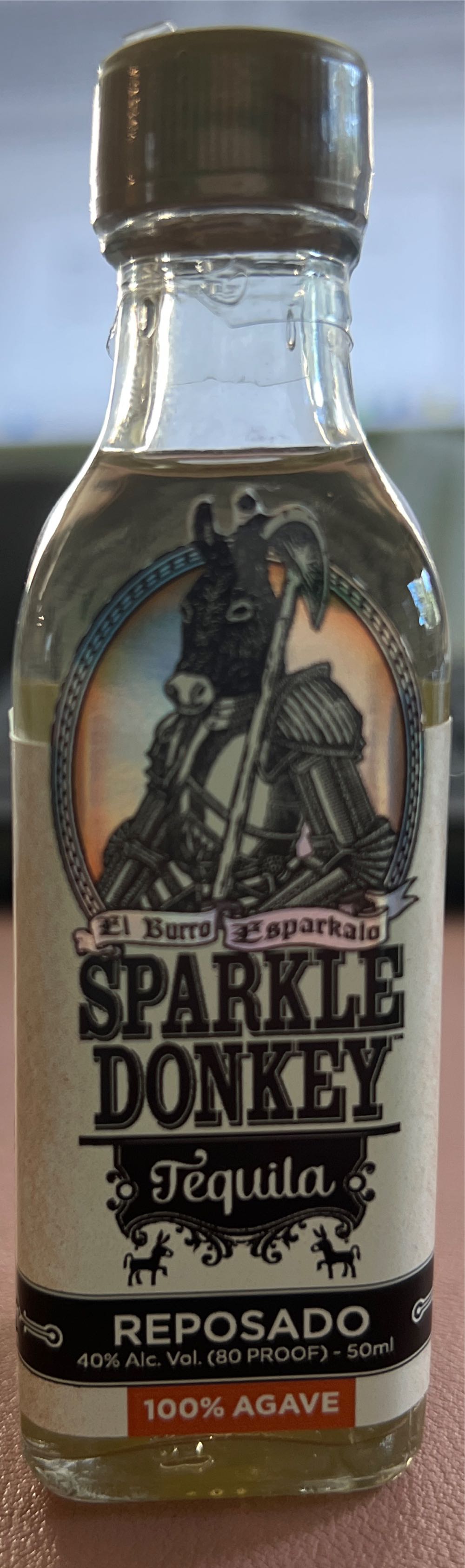 Sparkle Donkey Repasado  - Distiladora San Nicolas S.A. DE C.V. (750 mL) alcohol collectible - Main Image 2