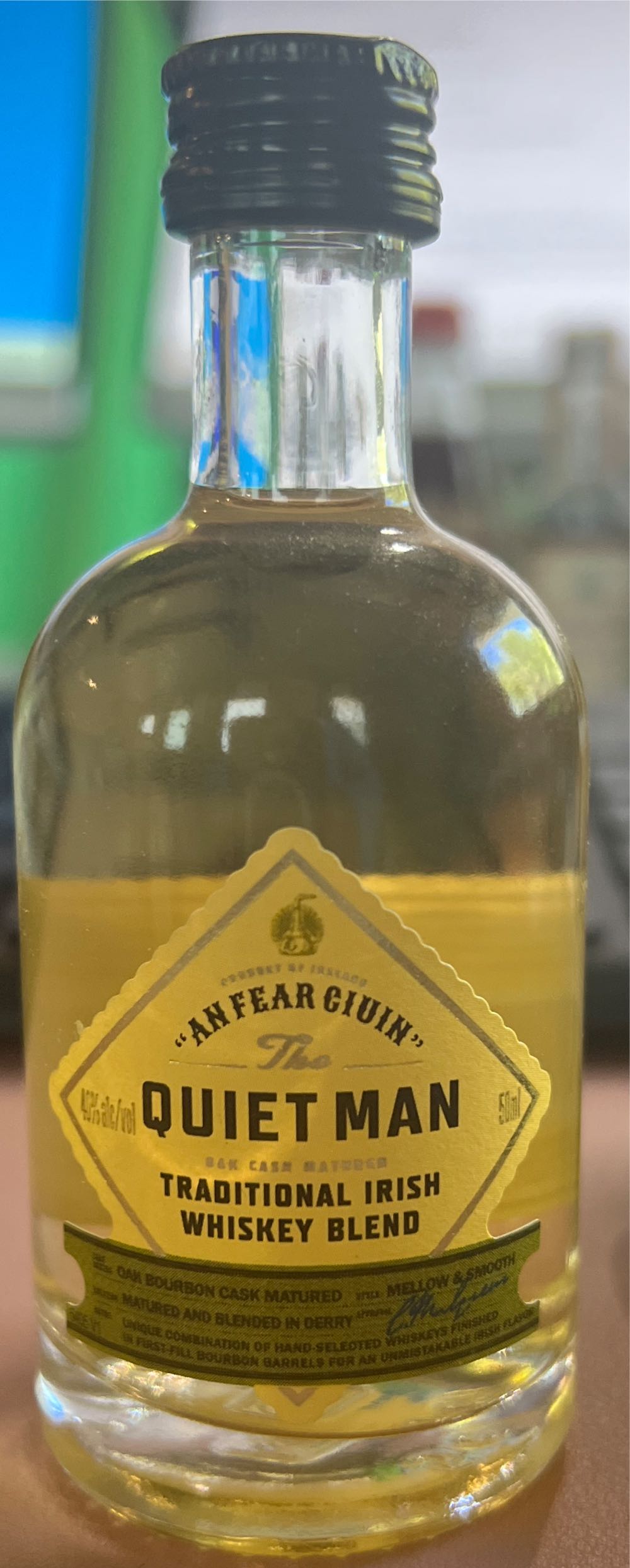 The Quiet Man Whisky - The Quiet Man (50 mL) alcohol collectible - Main Image 2