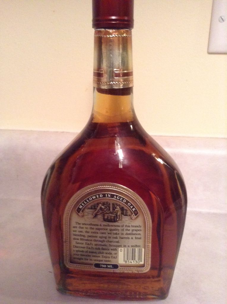E & J Brandy - E & J (1 L) alcohol collectible - Main Image 2