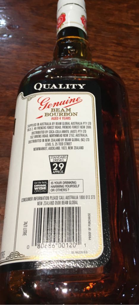 Jim Beam - Beam Global (1L) alcohol collectible - Main Image 2