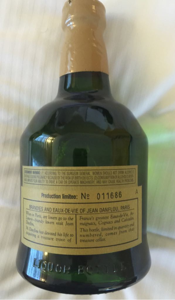 Jean Danflou Kirschwasser - Jean Danflou (750 mL) alcohol collectible - Main Image 2