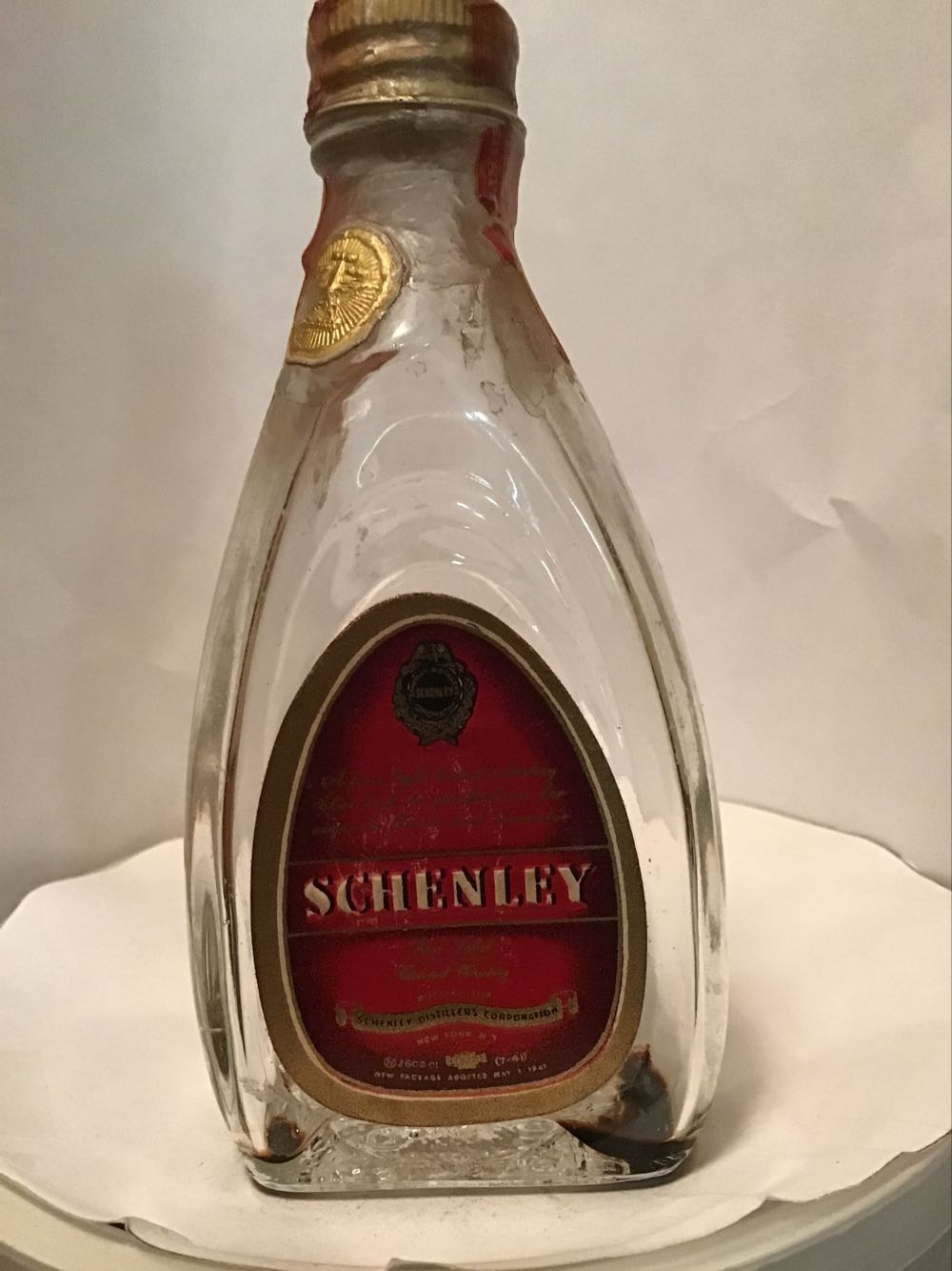 Schenley Reserve - Schenley (50mL) alcohol collectible - Main Image 4