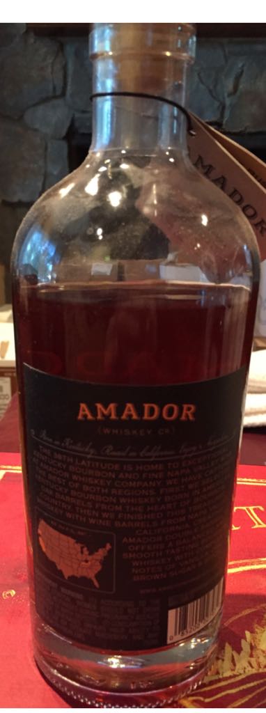 Amador "Double Barrel” - Amador Whiskey Co. (750 mL) alcohol collectible - Main Image 2
