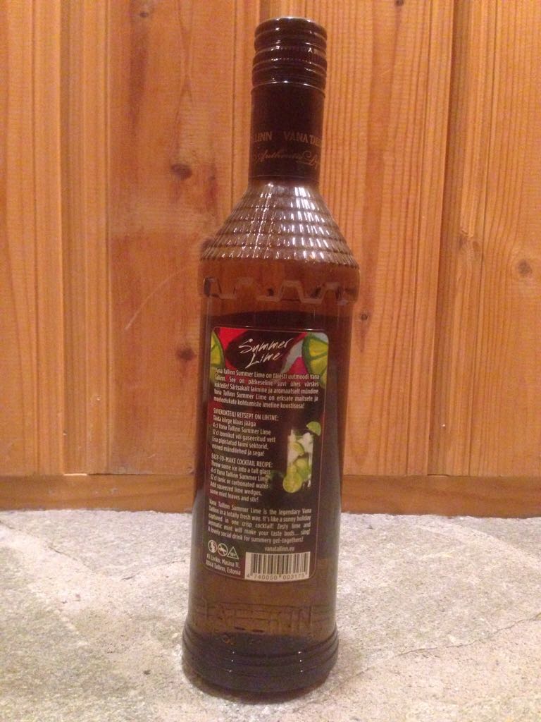 Vana Tallinn Summer Lime - Liviko Estonia (500 mL) alcohol collectible - Main Image 2