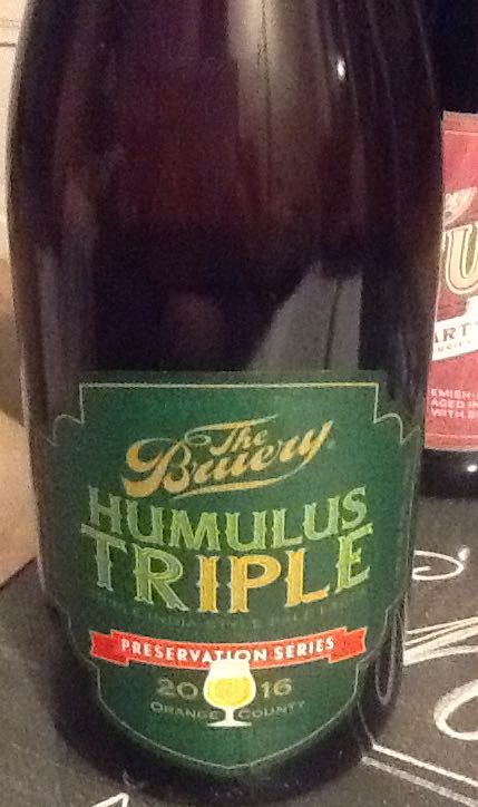Humulus Triple - The Bruery (750 mL) alcohol collectible - Main Image 1