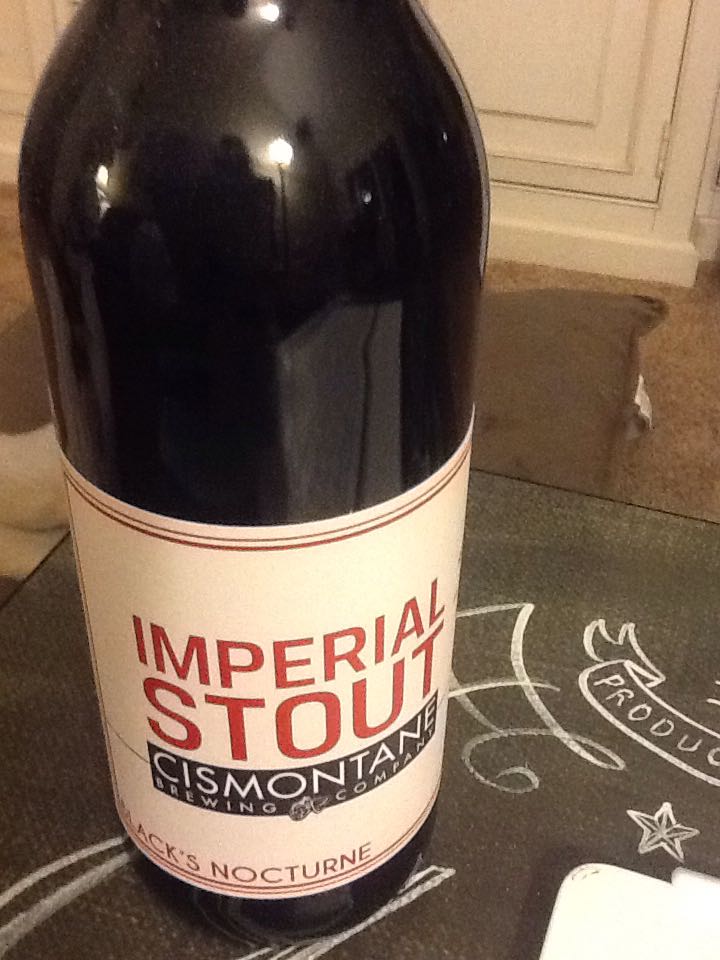 Black’s Nocturne - Cismontane Brewing Company (22 mL) alcohol collectible - Main Image 1