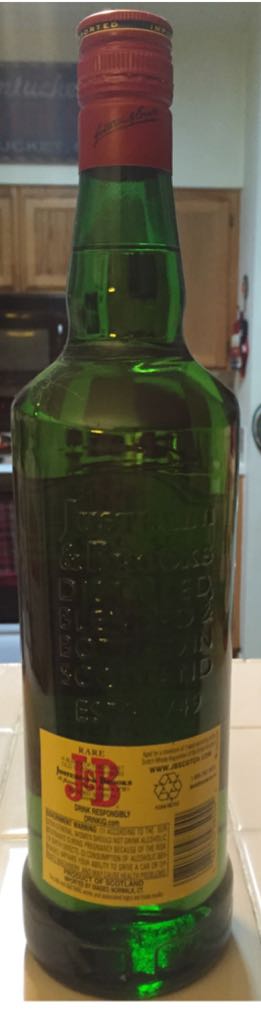 J&B - Justerini & Brooks (750 mL) alcohol collectible - Main Image 2