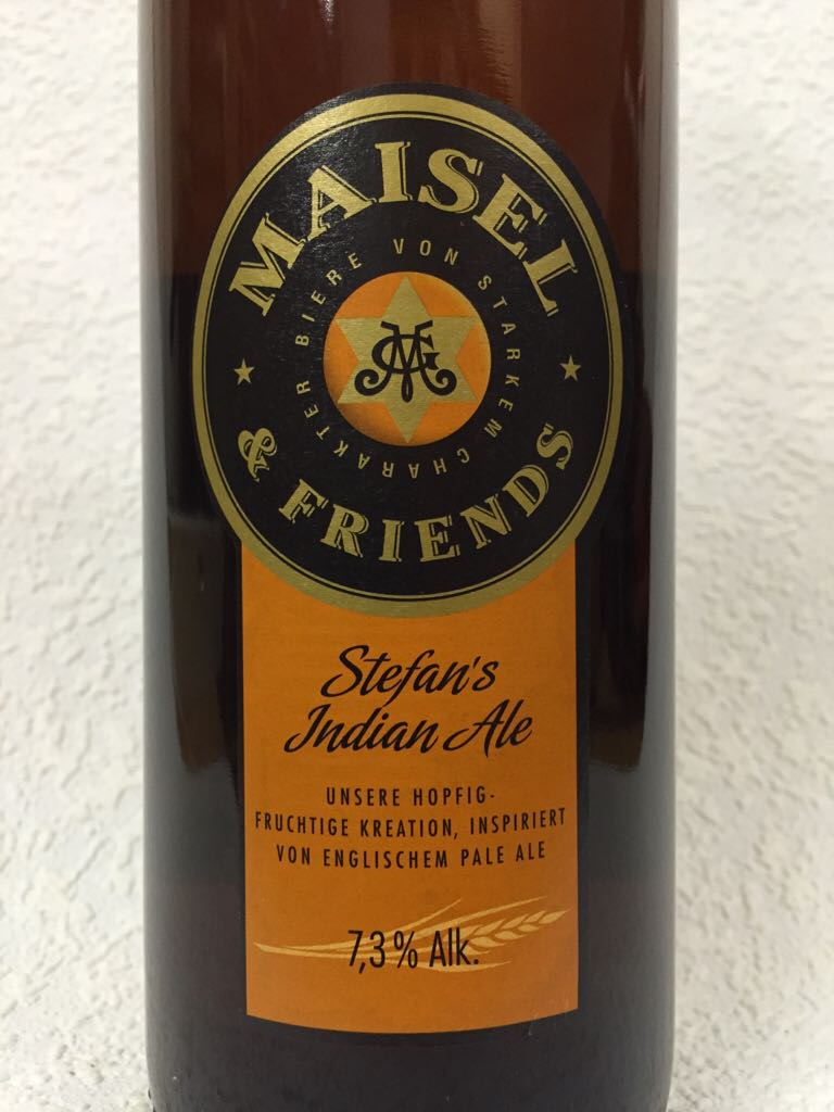 Maisel & Friends - Stefan’s Indian Ale - Brauerei Gebr. Maisel, Bayreuth (750 mL) alcohol collectible - Main Image 2