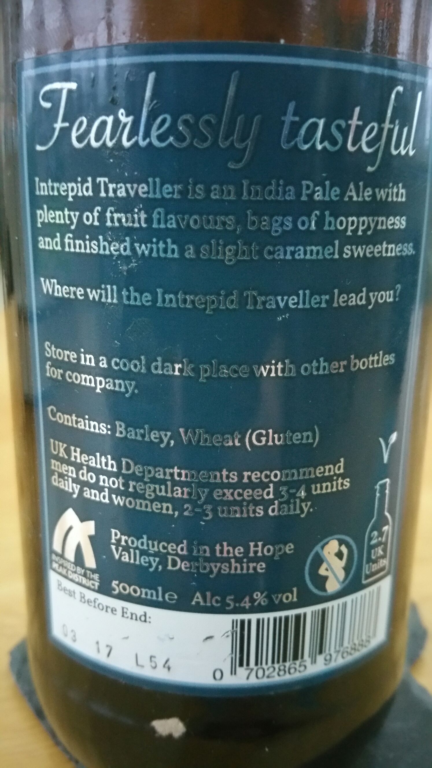 Traveller - Intrepid alcohol collectible - Main Image 2