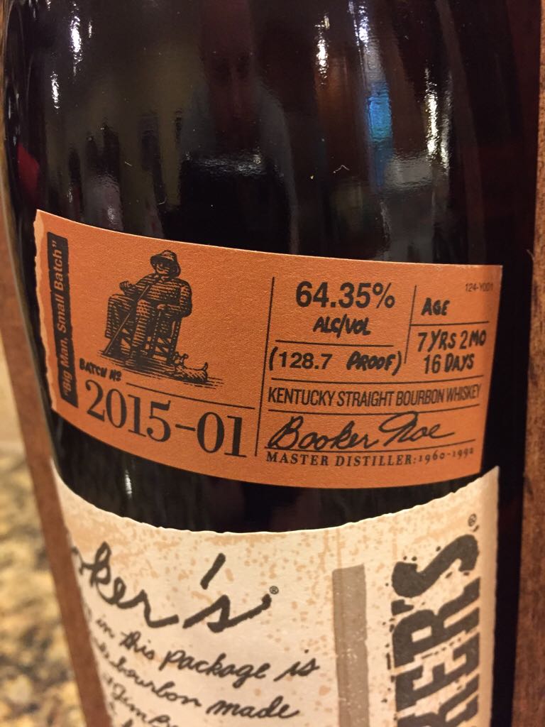 Booker’s "Big Man, Small Batch” - Jim Beam (750 mL) alcohol collectible - Main Image 2