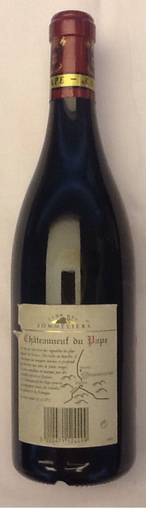 Châteauneuf Du Pape - Club Des Sommeliers (750 mL) alcohol collectible - Main Image 2