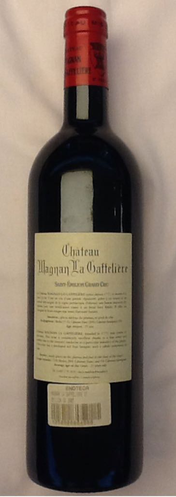 Saint-Émilion Grand Cru 2005 - Château Magnan La Gaffeliére (750 mL) alcohol collectible - Main Image 2